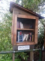 Little Free Library on 22nd St stairs
