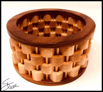 scroll sawn basket